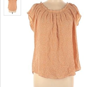 Lauren Conrad Orange Blouse